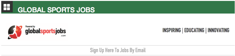 Global Sports Jobs Frame