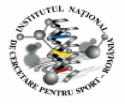 Logo Institutul National de Cercetare Pentru Sport (National Institute for Sport Research) Logo Institutul National de Cercetare Pentru Sport (National Institute for Sport Research)